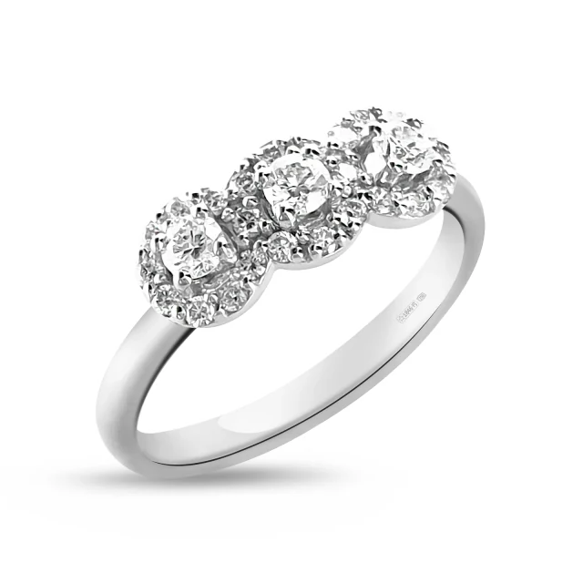Jennifer Trilogy Ring on a neutral studio background